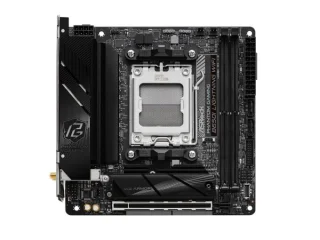 ASRock B650I Lightning WiFi Mini‑ITX AM5 Motherboard – AMD B650 Chipset, Supports Ryzen 7000/8000/9000 Series, DDR5‑7200+ (2 DIMMs, up to 96 GB), PCIe 4.0 x16, 2× M.2 NVMe (PCIe 5.0 & PCIe 4.0), 2.5 Gb LAN, Wi‑Fi 6E & Bluetooth 5.2, HDMI 2.1, USB‑C & USB 3.2