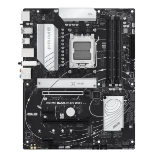 ASUS PRIME B650‑PLUS WIFI ATX Motherboard – AMD B650 Chipset, AM5 Socket for Ryzen 7000/8000/9000, DDR5 Support (4 DIMMs, up to 192 GB), PCIe 4.0 x16 & Dual M.2 (PCIe 5.0/4.0), 2.5 Gb Ethernet, Wi‑Fi 6E & Bluetooth 5.3, USB‑C & USB 3.2 Gen2, HDMI & DisplayPort, BIOS FlashBack & Thunderbolt 4 Header – optimized for gaming and productivity builds.