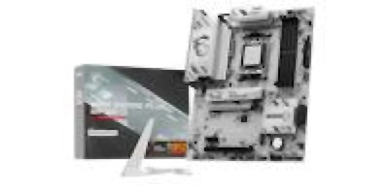 MSI B850 GAMING PLUS WIFI6E AM5 ATX Motherboard – AMD B850 Chipset, Socket AM5 for Ryzen 7000/8000/9000 CPUs, DDR5 8200+ (4 DIMMs, 256 GB), PCIe 4.0 x16 & Dual M.2 (PCIe 5.0/4.0), 2.5 Gb LAN, Wi‑Fi 6E & Bluetooth 5.3, HDMI 2.1 & DisplayPort, USB‑C/USB‑A High‑Speed I/O, Audio Boost for Gaming Builds - Featured Image