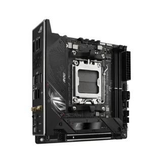 ASUS ROG STRIX B650E‑I GAMING WIFI Mini‑ITX Motherboard – AMD B650 AM5, DDR5 4800–6400+ MHz, Dual M.2 (PCIe 5.0 & PCIe 4.0), Wi‑Fi 6E & Bluetooth 5.2, Intel 2.5Gb Ethernet, PCIe 5.0 x16, HDMI, USB 3.2 Gen2/Gen2x2 Type‑C & USB‑A, Realtek ALC4080 7.1 Audio, Aura Sync RGB