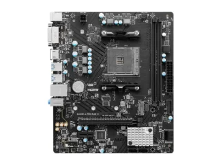 MSI B450M‑A PRO MAX II Micro‑ATX Motherboard – AMD B450, AM4 Socket, Dual DDR4‑4133+ MHz (OC), 64 GB Max, PCIe 3.0 x16 & x1, 2.5G LAN, Realtek ALC897 Audio, 1× M.2 & 4× SATA III, HDMI & DVI Outputs, USB 3.2 Gen1 & USB 2.0 Ports