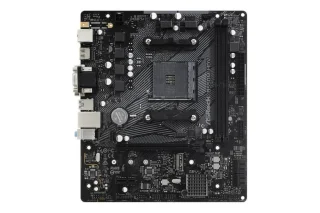 ASRock B550M‑HDV AM4 Micro‑ATX Motherboard – AMD B550 Chipset, Supports Ryzen 5000/4000/3000 Series, Dual DDR4 Slots up to 4733+ (OC), PCIe 4.0 x16 & PCIe 3.0 x1, Single M.2 NVMe & SATA III, Gigabit LAN, HDMI/DVI‑D/D‑Sub Outputs, Realtek ALC887 Audio