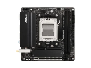 ASRock A620AI WiFi AM5 Mini‑ITX Motherboard – AMD A620 Chipset, AM5 Socket, Dual DDR5 DIMM up to 128 GB, 2× M.2 PCIe4/PCIe3, 2.5 Gb & Gigabit LAN, Wi‑Fi 6E & Bluetooth 5.2, HDMI, USB 3.2 Gen2 Type‑C/A, 7.1 HD Audio, Compact PC Gaming/DIY Board