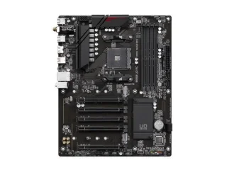 Gigabyte B550 UD AC ATX AM4 Motherboard – AMD B550 Chipset, Dual M.2 PCIe 4.0/3.0, DDR4 up to 4733 MT/s, Wi‑Fi 5 (802.11ac) & Bluetooth 5.0, Realtek Gigabit LAN, 4× SATA 6 Gb/s, USB‑C & USB 3.2 Gen2, HDMI, Q‑Flash Plus & Smart Fan 5 – Ultra Durable Desktop Board