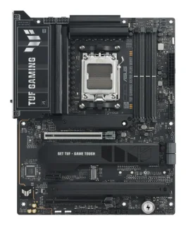 ASUS TUF GAMING X870E‑PLUS WIFI7 AM5 ATX Motherboard – AMD X870E Chipset, Supports Ryzen 7000/8000/9000 Series, DDR5 up to 8000 MHz, 4× M.2 Slots (PCIe 5.0 & 4.0), Wi‑Fi 7 (802.11be) & Bluetooth 5.4, 2.5 Gb Ethernet, USB4/USB‑C, HDMI, Realtek Audio – High‑Performance Gaming Board