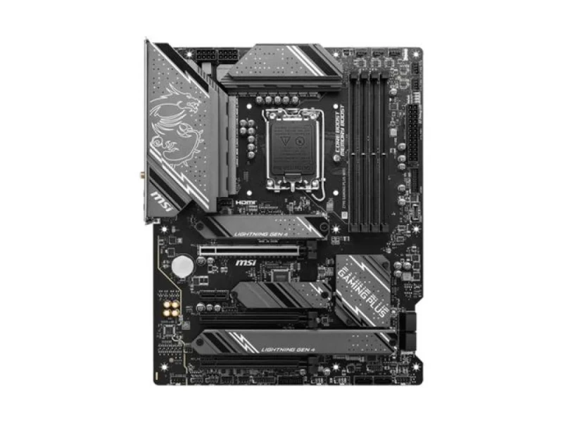 MSI Z790 GAMING PLUS WIFI ATX Motherboard – Intel Z790 Chipset, LGA1700 Support for 14th/13th/12th Gen Core, DDR5 up to 7200+ MHz (OC), 4× M.2 Slots w/ Shield Frozr, PCIe 5.0 x16, Intel Wi‑Fi 6E & Bluetooth 5.3, 2.5 Gb LAN, USB 3.2 Gen2×2 Type‑C & Multi‑USB, HDMI 2.1/DisplayPort for Gaming PC Builds - Featured Image