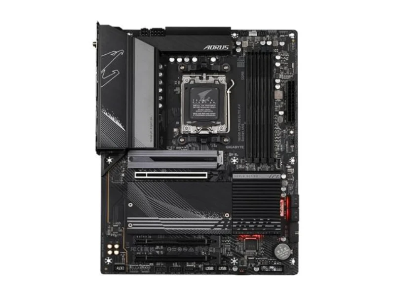 Gigabyte B650 AORUS ELITE AX AM5 ATX Motherboard – AMD B650 Chipset, DDR5 Memory Support, AM5 Socket for Ryzen 7000/8000/9000 CPUs, Triple M.2 PCIe 5.0/4.0, Wi‑Fi 6E & Bluetooth, 2.5 GbE LAN, USB 3.2 Gen2x2 Type‑C, HDMI 2.1 & DisplayPort – High‑Performance ATX Gaming Board - Featured Image