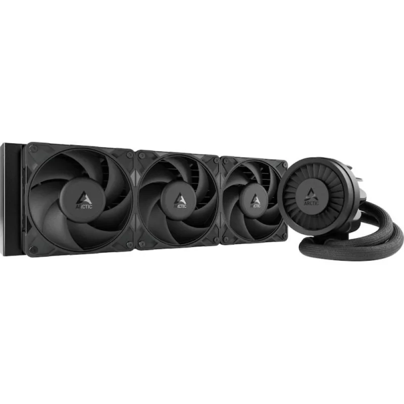 ARCTIC Liquid Freezer III Pro 360 AIO CPU Liquid Cooler – 360 mm Aluminium Radiator, 3× 120 mm P12 Pro PWM Fans (77 CFM), VRM Fan, 800–2800 rpm Pump, MX‑6 Thermal Paste, Intel LGA1851/1700 & AMD AM4/AM5 Support – High‑Performance All‑in‑One Cooling - Featured Image