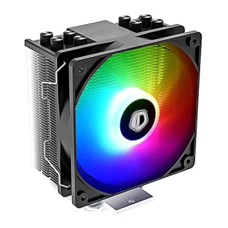 ID‑COOLING SE‑214‑XT ARGB CPU Air Cooler – 4×6 mm Direct Touch Heatpipes, 120 mm ARGB PWM Fan (500–1500 RPM, ~68 CFM, 1.87 mmH₂O), 180 W TDP, Intel LGA1700/1200/1151/1150/1155/1156 & AMD AM4/AM5 Support, 124×72×150 mm Aluminum/Copper Heatsink