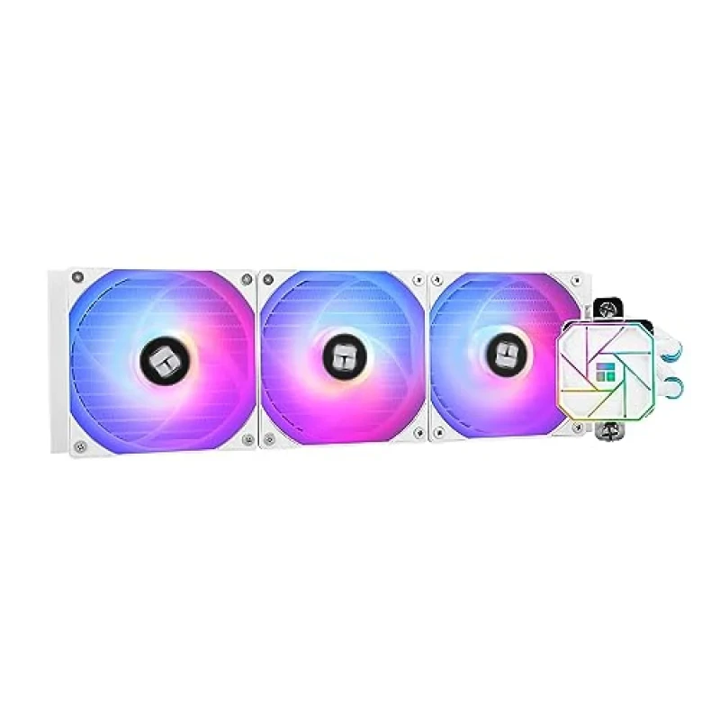 Thermalright Aqua Elite 360 V3 ARGB 360 mm AIO Liquid CPU Cooler – Triple 120 mm ARGB PWM Fans, 66.17 CFM Airflow, 3300 RPM Pump, Aluminum Radiator, Intel LGA115x/1200/1700/1851/2011/2066 & AMD AM4/AM5 Support, S‑FDB Bearing Fans, Efficient Silent Cooling - Featured Image