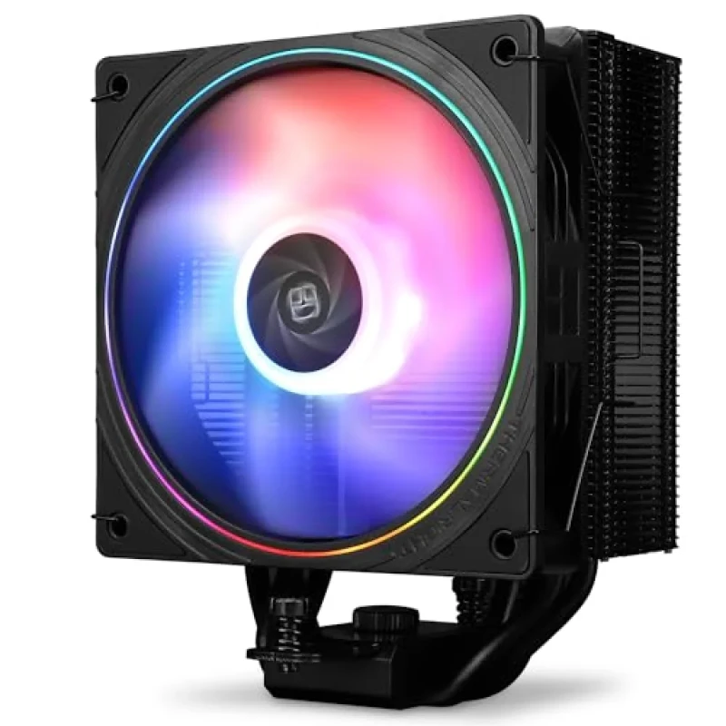 Thermalright Assassin Spirit 120 EVO CPU Air Cooler – Single‑Tower 120 mm PWM Fan, 4× 6 mm Heatpipes, 68.9 CFM Airflow, 28.2 dBA Noise, Aluminum Fins & Copper Base, ARGB Option, Intel LGA115x/1200/1700/1851 & AMD AM5/AM4 Support, Compact 156 mm Height for Mid‑Tower PCs - Featured Image