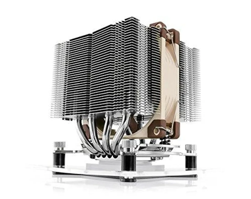 Noctua NH‑D9L Premium Dual‑Tower CPU Cooler – 110 mm Low‑Profile Compact Design, 1× 92 mm NF‑A9 PWM Quiet Fan, AM5/AM4 & LGA1700/1200 Socket Support, Copper & Aluminium Heatsink, PWM, Low Noise Adaptors, SecuFirm2™ Mount Kit, NT‑H1 Thermal Paste Included – Quiet SFF & HTPC Cooler - Featured Image