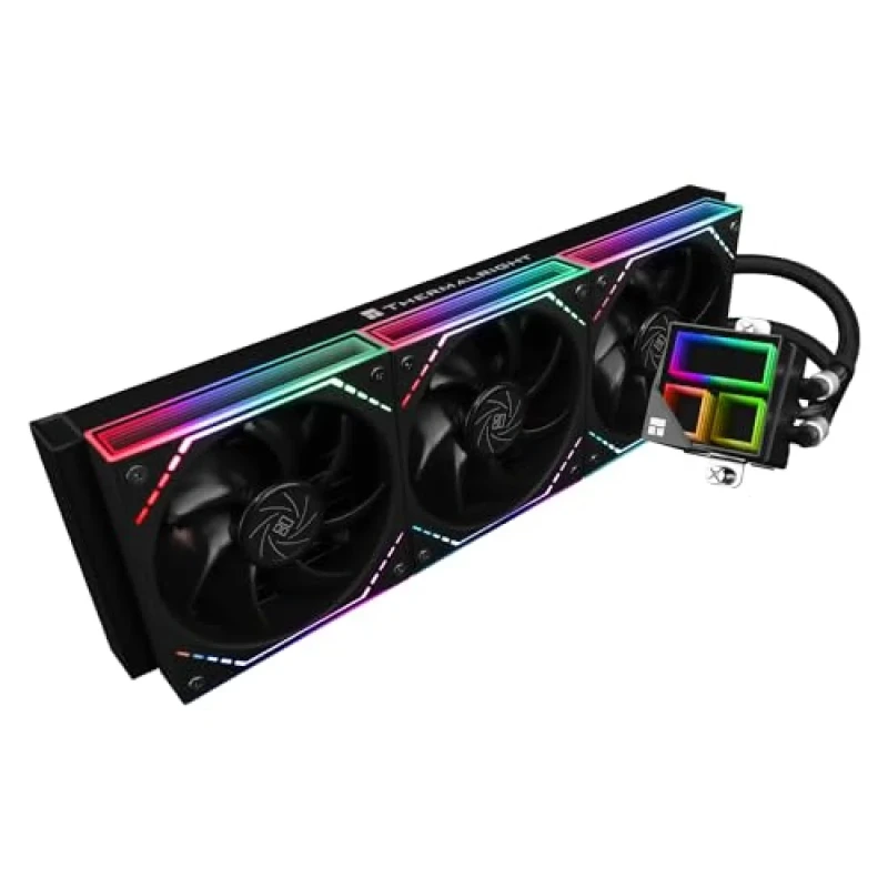 Thermalright Frozen Infinity 360 ARGB 360 mm AIO Liquid CPU Cooler – Triple 120 mm ARGB Fans, Infinity Mirror Pump Block, Aluminum Radiator 397×120×27 mm, 2000 RPM PWM Fans, Fluid Dynamic Bearing, Intel LGA115X/1200/1700/1851/2011/2066 & AMD AM4/AM5 Support, High-Performance CPU Cooling - Featured Image