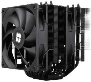 Thermalright Phantom Spirit 120 SE Dual-Tower CPU Air Cooler – 7× 6 mm Heatpipes with C1100 Pure Copper Base, Dual 120 mm PWM Fans (66.17 CFM, 1500 RPM, S-FDB Bearing), 154 mm Height, Intel LGA115X/1200/1700/1851 & AMD AM4/AM5 Support, Black Air Cooling