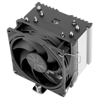Thermalright Assassin X 120 Refined SE Single‑Tower CPU Air Cooler – 120 mm PWM Fan, 4× 6 mm Heat Pipes, S‑FDB Bearing, 66.17 CFM Airflow, 25.6 dBA Noise, Aluminum & Copper Heatsink, Universal Intel (LGA115x/1200/1700/1851) & AMD (AM4/AM5) Socket Support, Compact High‑Performance Cooling