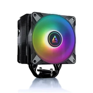ARCTIC Freezer 36 A‑RGB Dual‑Tower Air CPU Cooler – Dual 120 mm PWM PST A‑RGB Fans, 4× 6 mm Copper Heatpipes, Fluid Dynamic Bearing, 200‑2000 RPM, A‑RGB Lighting, MX‑6 Thermal Paste Included, Compatible with Intel LGA1851/LGA1700 & AMD AM5/AM4, High‑Performance Silent Cooling
