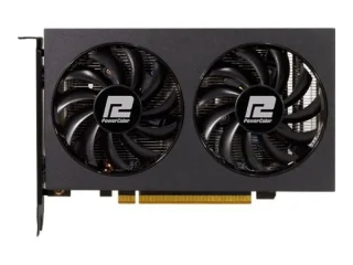 PowerColor Fighter OC Radeon RX 6500 XT 4GB – AMD RDNA 2 GPU, 4GB GDDR6, 64-bit, Boost Clock up to 2815 MHz, Compact Dual-Fan Cooling, PCIe 4.0, HDMI/DisplayPort Outputs, Entry-Level Gaming, 191 mm