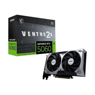 MSI VENTUS 2X OC - GeForce RTX 5060 8GB Silver / Black 197mm