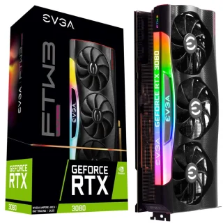 EVGA FTW3 ULTRA GAMING GeForce RTX 3080 10GB – NVIDIA Ampere GPU, 10GB GDDR6X, Boost Clock up to 1800 MHz, Triple-Fan iCX3 Cooling, Factory Overclock, Ray Tracing & DLSS, PCIe 4.0, HDMI/DP Outputs, 300 mm