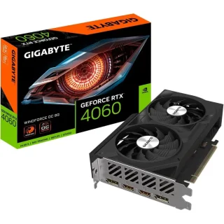 Gigabyte WINDFORCE OC - GeForce RTX 4060 8GB Black 192mm