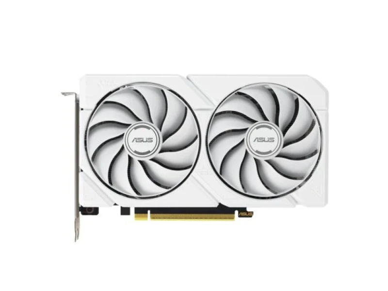 ASUS DUAL Radeon RX 9060 XT 16GB White – AMD RDNA GPU, 16GB GDDR6, Boost Clock up to 2600 MHz, Compact Dual-Fan Cooling, High-Performance Gaming Graphics Card, PCIe Interface, HDMI & DisplayPort Outputs, 202 mm Length - Featured Image