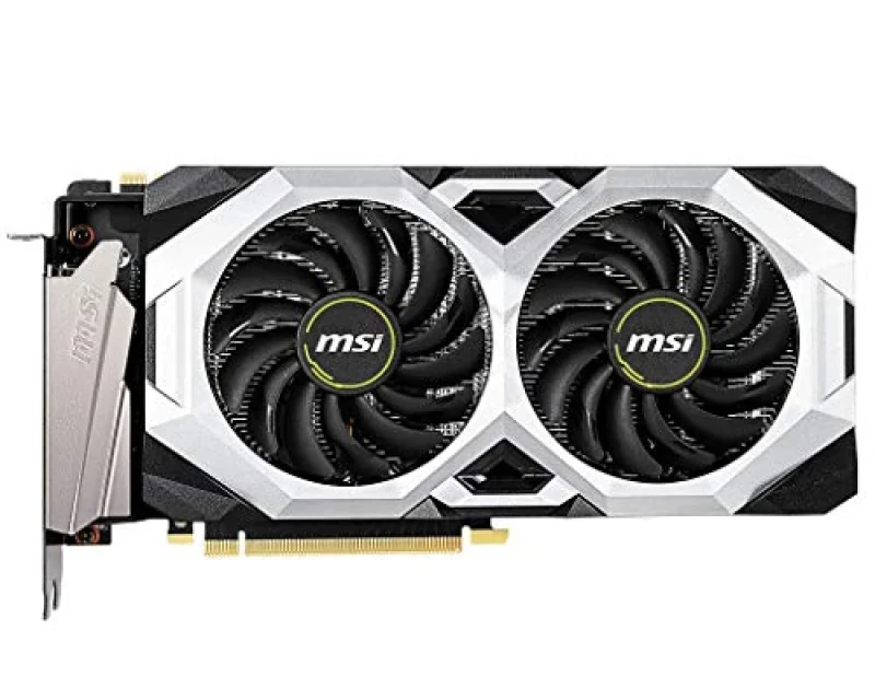 MSI GeForce RTX 2070 SUPER VENTUS GP OC 8GB – NVIDIA Turing GPU, 8GB GDDR6, 256-bit, Boost Clock up to 1785 MHz, Dual-Fan VENTUS Cooling, Ray Tracing & DLSS, PCIe 3.0, HDMI/DP Outputs, 258 mm Length - Featured Image