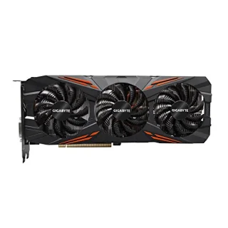 Gigabyte GAMING GeForce GTX 1080 8GB – NVIDIA Pascal GPU, 8GB GDDR5X, 256-bit, Boost Clock up to 1835 MHz, Triple-Fan WINDFORCE Cooling, Factory OC, HDMI/DP Outputs, PCIe 3.0, 286 mm Length