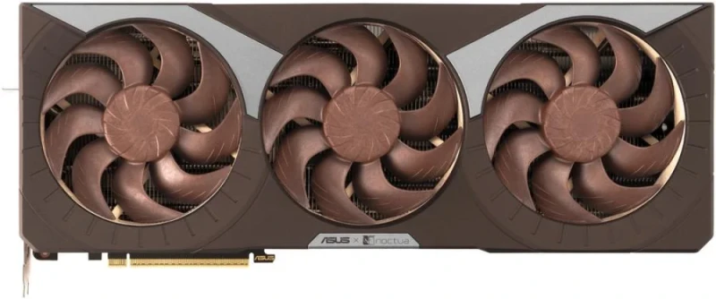 ASUS GeForce RTX 5080 Noctua OC 16GB GDDR7 PCIe 5.0 Graphics Card – NVIDIA RTX 5080 GPU, 10,752 CUDA Cores, 16 GB 256-bit GDDR7 30 Gbps Memory, 2730 MHz Boost, Custom Noctua Triple 120 mm NF-A12x25 G2 Cooling, Quad-Slot Brown/Silver 385 mm Length, 2x HDMI 2.1b + 3x DisplayPort 2.1b Outputs - Featured Image