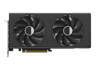 XFX Speedster SWFT 210 Radeon RX 7600 XT 16GB GDDR6 PCIe 4.0 Graphics Card – 2048 SP, RDNA 3 Architecture, 2755 MHz Boost Clock, 3x DisplayPort 2.1 & 1x HDMI 2.1, Dual-Fan Cooling, Black GPU for Gaming & 4K Display Support