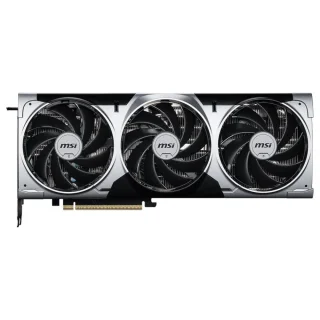 MSI VENTUS 3X OC PLUS GeForce RTX 5080 16GB GDDR7 PCIe 5.0 Graphics Card – NVIDIA RTX 5080 GPU, 10,752 CUDA Cores, 2640 MHz Boost, 256-bit Memory, Triple-Fan TORX 5.0 Cooling, 3x DisplayPort 2.1b & HDMI 2.1b, 303 mm Silver/Black Gaming GPU