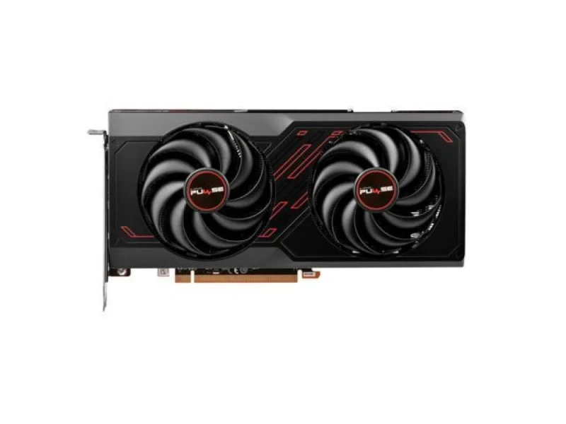 Sapphire PULSE AMD Radeon RX 7600 8GB GDDR6 Gaming Graphics Card, 2048 Stream Processors, AMD RDNA 3 Architecture, Dual-X Dual-Fan Cooling, PCIe 4.0 x8, 185 W TDP, 240 mm Length, 1x HDMI 2.1 & 3x DisplayPort 1.4, Black/Red - Featured Image