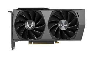 ZOTAC GAMING GeForce RTX 3060 Twin Edge OC 12GB GDDR6 PCIe 4.0 Gaming Graphics Card, NVIDIA Ampere GPU with 3584 CUDA Cores, 192-bit Memory Bus, Boost 1807 MHz, IceStorm 2.0 Dual Fan Cooling, 224 mm Length, 3x DisplayPort 1.4a & HDMI 2.1 Outputs, Black