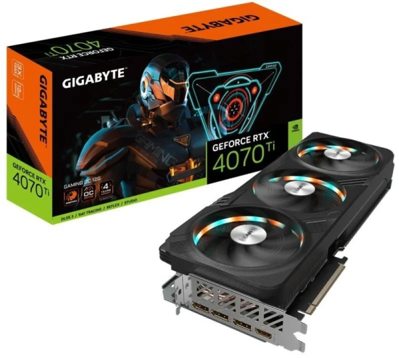 Gigabyte GAMING OC NVIDIA GeForce RTX 4070 Ti SUPER 16GB GDDR6X PCIe 4.0 Graphics Card – 8448 CUDA, 21 Gbps 256-bit Memory, WINDFORCE 3X Cooling, 3x DisplayPort 1.4a & HDMI 2.1a, 750W PSU Req, 300 mm Length, Black GV-N407TSGAMING OC-16GD - Featured Image