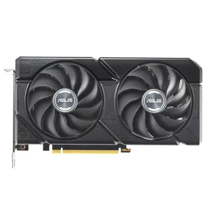 ASUS TUF Gaming DUAL EVO OC NVIDIA GeForce RTX 4070 SUPER 12GB GDDR6X PCIe 4.0 Graphics Card – 7168 CUDA Cores, ~2550 MHz Boost, 192-bit 12GB Memory, Dual Axial-Tech Fans, 2.5-Slot Design, HDMI 2.1a & 3x DisplayPort 1.4a, Black 227 mm Length (DUAL-RTX4070S-O12G-EVO) - Featured Image