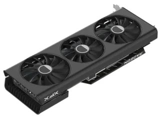 XFX Speedster QICK 319 BLACK Radeon RX 7700 XT 12GB – AMD RDNA 3 GPU, 3456 Stream Processors, 12GB GDDR6 192-bit, PCIe 4.0, Triple-Fan Cooling, 3x DisplayPort 2.1 & HDMI 2.1, 2.5-Slot Black Gaming Graphics Card, 335mm Length