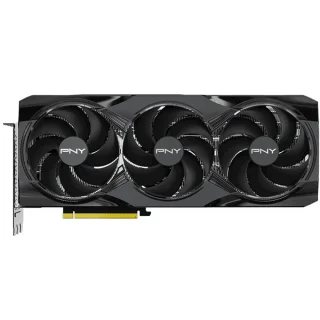 PNY NVIDIA GeForce RTX 5080 16GB OC Triple Fan Graphics Card – NVIDIA Blackwell RTX 5080 GPU, 16 GB GDDR7 256-bit Memory, PCIe 5.0 x16, 10,752 CUDA Cores, 3x DisplayPort 2.1b + HDMI 2.1b, 360 W TDP, Triple-Slot Cooling, 328.7 mm Length, Black OC Edition