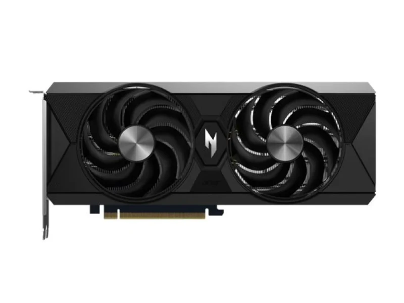 Acer Nitro Intel Arc B570 OC 10GB GDDR6 PCIe 4.0 Graphics Card – Intel Arc B570 GPU, 2690 MHz OC, Dual FrostBlade™ Fans, HDMI 2.1 + 3x DisplayPort 2.1, 8K 7680x4320 Support, 160-bit Memory, 380 GB/s Bandwidth – Black/Silver 288 mm - Featured Image