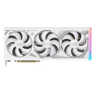 ASUS ROG STRIX GAMING OC GeForce RTX 4080 SUPER 16GB White Graphics Card – NVIDIA Ada Lovelace GPU, 10 240 CUDA Cores, 16 GB GDDR6X 256-bit 23 Gb/s, PCIe 4.0 x16, 3x Axial-Tech Fans, 3.5-Slot Triple-Fan Cooler, 2x HDMI 2.1a & 3x DisplayPort 1.4a, 358 mm White Gaming GPU