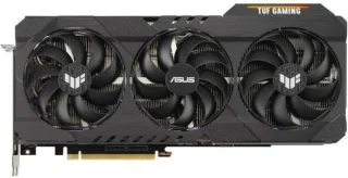 ASUS TUF GAMING OC NVIDIA GeForce RTX 3090 24GB GDDR6X PCIe 4.0 Graphics Card – Ampere RTX 3090 GPU with 10 496 CUDA Cores, 24 GB 384-bit High-Speed Memory, OC Mode Boost ~1770 MHz, Triple Fan Cooling, 2x HDMI 2.1 + 3x DisplayPort 1.4a, 300 mm Black Gaming Design