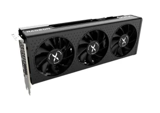 XFX Speedster QICK 308 Radeon RX 6600 XT 8GB GDDR6 PCIe 4.0 Graphics Card – AMD RDNA 2 Navi 23 GPU, 2048 Stream Processors, 128-bit Memory Bus, Up to 2607 MHz Boost, Triple-Fan Cooling, 3x DisplayPort 1.4a & HDMI 2.1 Outputs, 274 mm Length, Black Gaming GPU