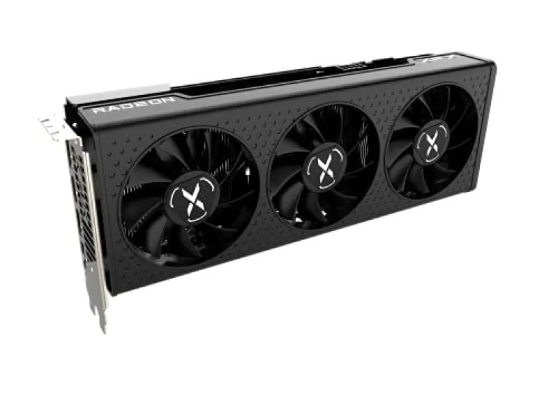 XFX Speedster QICK 308 Radeon RX 6600 XT 8GB GDDR6 PCIe 4.0 Graphics Card – AMD RDNA 2 Navi 23 GPU, 2048 Stream Processors, 128-bit Memory Bus, Up to 2607 MHz Boost, Triple-Fan Cooling, 3x DisplayPort 1.4a & HDMI 2.1 Outputs, 274 mm Length, Black Gaming GPU - Featured Image