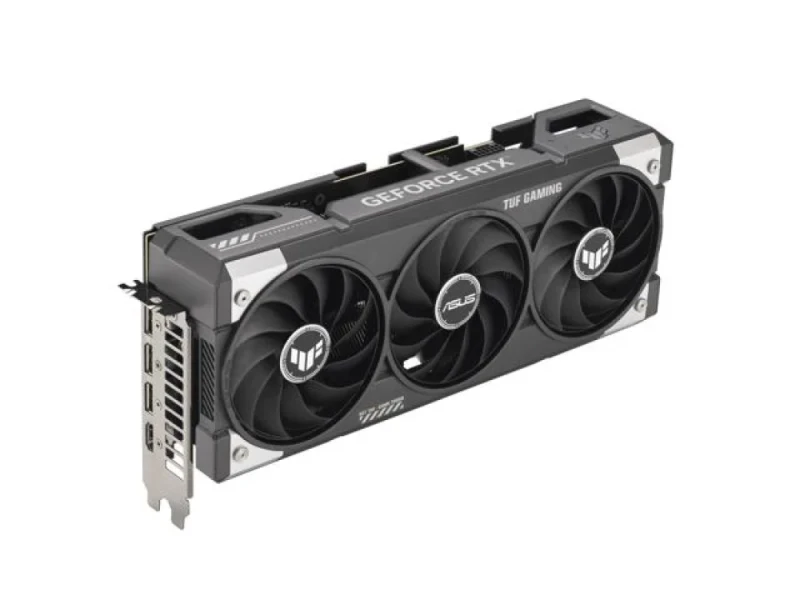 ASUS TUF GAMING OC GeForce RTX 5060 Ti 8GB GDDR7 PCIe 5.0 Graphics Card – NVIDIA Blackwell Architecture, 4608 CUDA Cores, 28 Gbps Memory, 128-bit Bus, 302 mm Triple-Fan Axial-Tech Cooling, 3.1-Slot Design, HDMI 2.1 & 3x DisplayPort 2.1, 16-Pin Power - Featured Image
