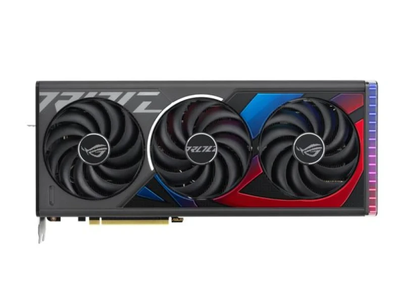 ASUS ROG Strix GeForce RTX 4070 Ti OC 12GB GDDR6X Gaming Graphics Card – NVIDIA Ada Lovelace RTX 4070 Ti GPU, 7680 CUDA Cores, 12 GB GDDR6X, 192-bit Memory, PCIe 4.0, Boost Clock up to 2790 MHz, Triple Axial-Tech Fans, ARGB Lighting, 2x HDMI 2.1a & 3x DisplayPort 1.4a, 3.15-Slot, 336 mm Length for High-Performance PC Builds - Featured Image