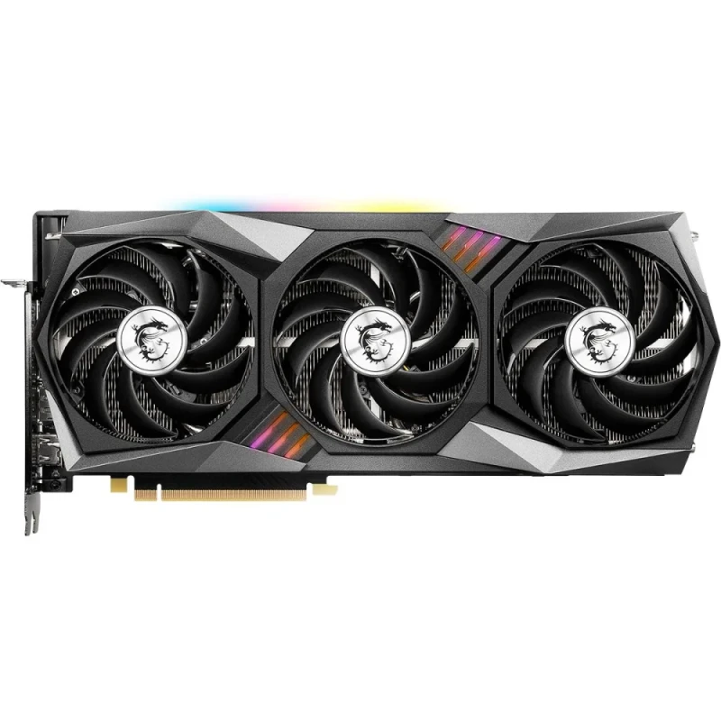 MSI GeForce RTX 3060 Ti GAMING X TRIO 8GB GDDR6 PCIe 4.0 Graphics Card – NVIDIA Ampere RTX 3060 Ti GPU, 4864 CUDA Cores, 8GB GDDR6 256-bit Memory, Boost Clock ~1830 MHz, Tri-Frozr 2 Triple Fans, 3x DisplayPort 1.4a & HDMI 2.1, Black/Silver Dual-Slot, 323 mm Length for High-Performance Gaming PCs - Featured Image
