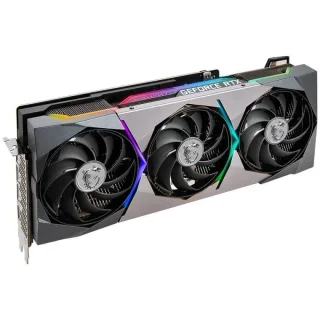 MSI GeForce RTX 3080 SUPRIM X 10G 10GB GDDR6X PCIe 4.0 Graphics Card – NVIDIA Ampere RTX 3080 GPU, 8704 CUDA Cores, 19 Gbps 10 GB 320-bit Memory, TRI FROZR 2S Triple Fans & TORX 4.0 Cooling, Dual BIOS, 336 mm Length, 3x DisplayPort 1.4a + HDMI 2.1, Black/Silver