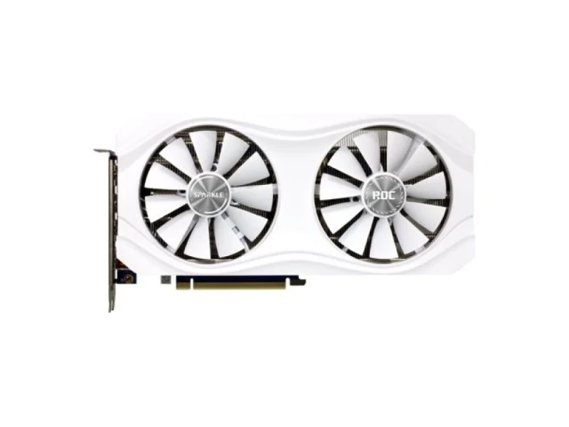 Sparkle ROC Luna OC Intel Arc A750 8GB White Graphics Card – 8GB GDDR6, 256-bit Memory, 2200 MHz Boost, PCIe 4.0 x16, Dual 100 mm Fans, 2.5-Slot Active Cooling, 1x HDMI 2.0 + 3x DisplayPort 2.0, 281 mm Length, Intel Xe-cores GPU - Featured Image