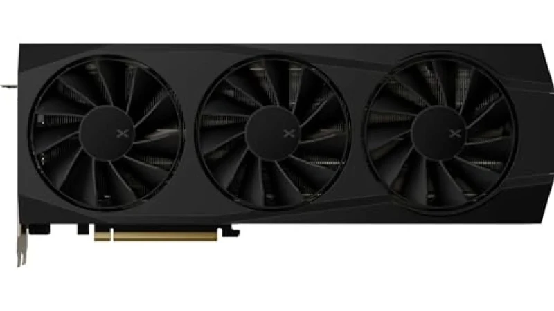 XFX Quicksilver 2 Radeon RX 9070 XT 16GB GDDR6 PCIe 5.0 Graphics Card – 350 mm Triple-Fan 3.5-Slot Cooling, 4096 Stream Processors, 2970 MHz Boost Clock, 256-bit Memory Bus, HDMI 2.1 & 3x DisplayPort 2.1, 800 W PSU Recommended - Featured Image