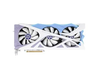 Yeston Sakura Radeon RX 7700 XT 12GB GDDR6 White/Blue PCIe 4.0 Graphics Card – Navi32 RDNA 3 GPU, 3456 Stream Processors, 2171-2544 MHz Boost Clock, 192-bit Memory Bus, 3x DisplayPort 2.1 + HDMI 2.1 Outputs, 340 mm Dual/Triple-Fan Cooling