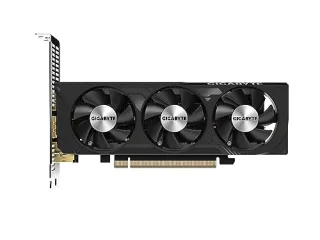 Gigabyte OC Low Profile GeForce RTX 4060 8GB GDDR6 PCIe 4.0 Graphics Card – Compact 182 mm Dual/Full-Height Low Profile Design, 3072 CUDA Cores, 2475 MHz Boost Clock, 128-bit Memory Bus, 2x DisplayPort 1.4a & 2x HDMI 2.1a Outputs, 8-Pin Power, DLSS 3 & Ray Tracing