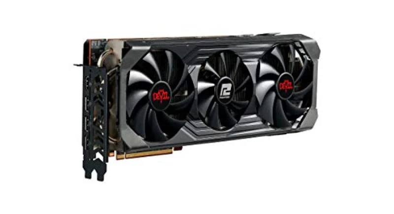 PowerColor Red Devil OC Radeon RX 6900 XT 16GB – AMD RDNA 2 GPU with 5120 Stream Processors, 16GB GDDR6 256-bit Memory, Boost up to ~2340 MHz, PCIe 4.0, Triple-Fan Cooling, 1x HDMI 2.1 & 3x DisplayPort 1.4, 332 mm Black High-Performance Gaming Graphics Card - Featured Image